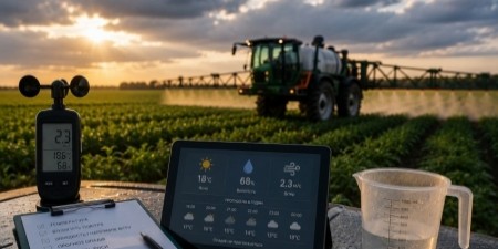 Коли обприскувати поле: температура, вологість, вітер і опади під час внесення ЗЗР